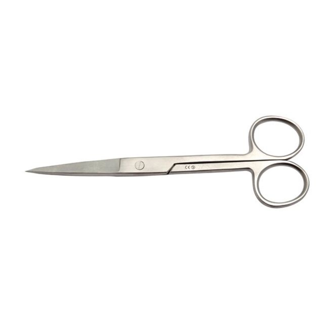 Schere Chirurgie spitz aus Metall, Bild 3