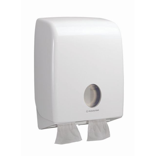 Kimberly-Clark Aquarius Doppel-Spender für Einzelblatt-Toilettenpapier