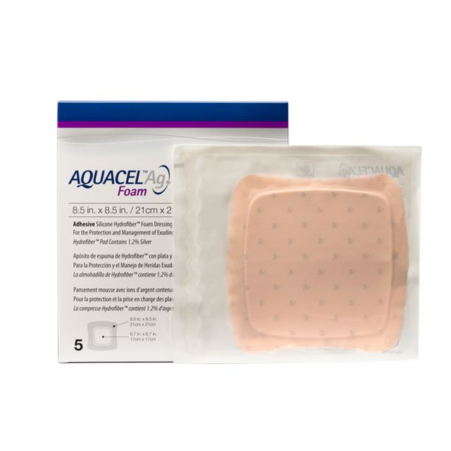 Aquacel Ag Foam Silberschaumverband adhäsiv, Bild 6