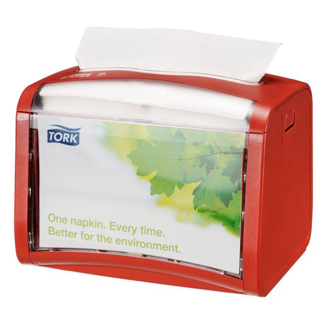 Tork Xpressnap Serviettenspender - N4 System Kunststoff H: 155 B: 201 T: 150 mm für ca. 275 Servietten, Bild 3