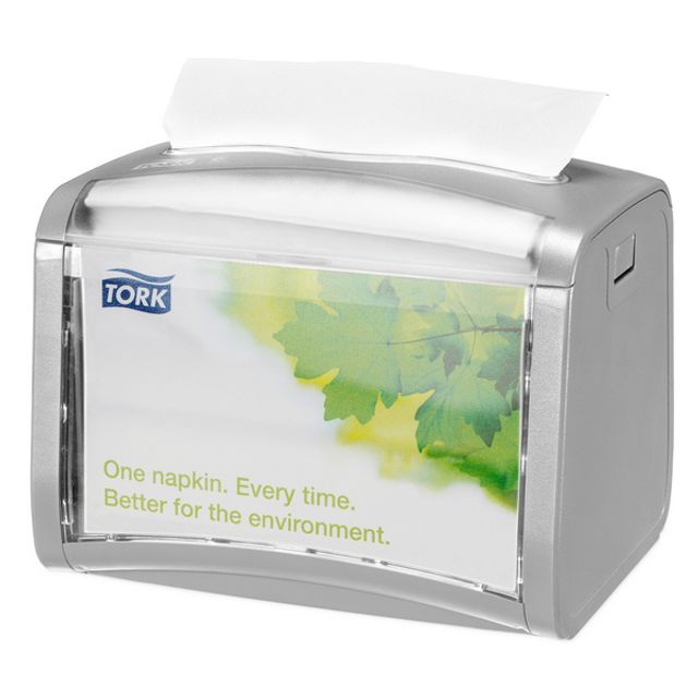 Tork Xpressnap Serviettenspender - N4 System Kunststoff H: 155 B: 201 T: 150 mm für ca. 275 Servietten, Bild 2
