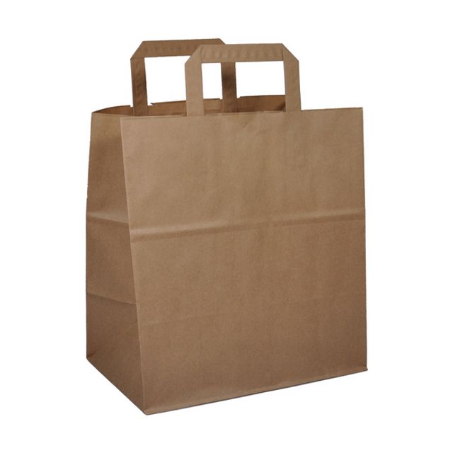 Tragtaschen Kraft-Papier mit Klotzboden, Bild 6