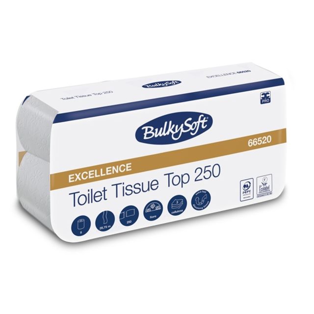 Bulkysoft Excellence Toilettenpapier Kleinrollen