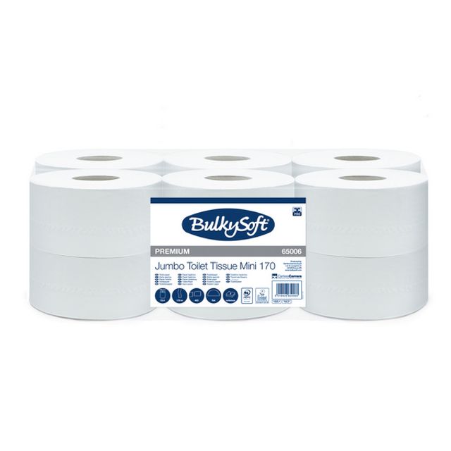Bulkysoft Premium Toilettenpapier Mini Jumbo