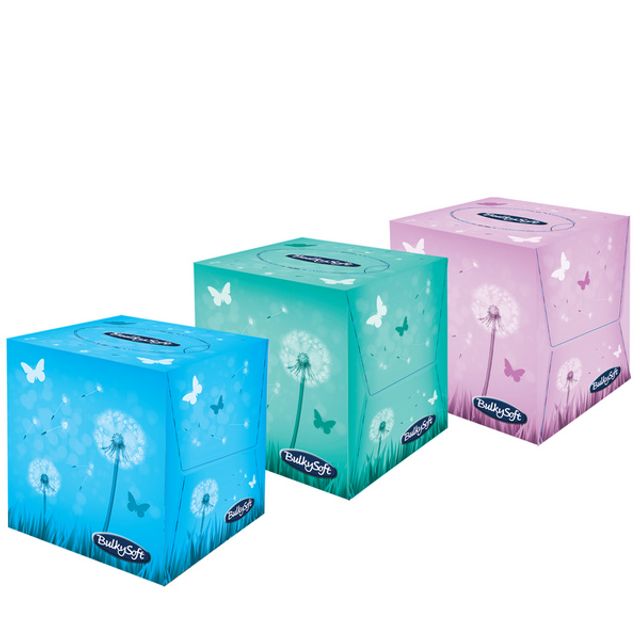 Bulkysoft Kosmetiktuch Würfelbox