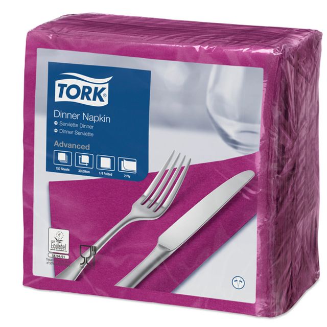 Servietten Tork Advanced 39 39 2-lagig 1/4 Falzung, Bild 9