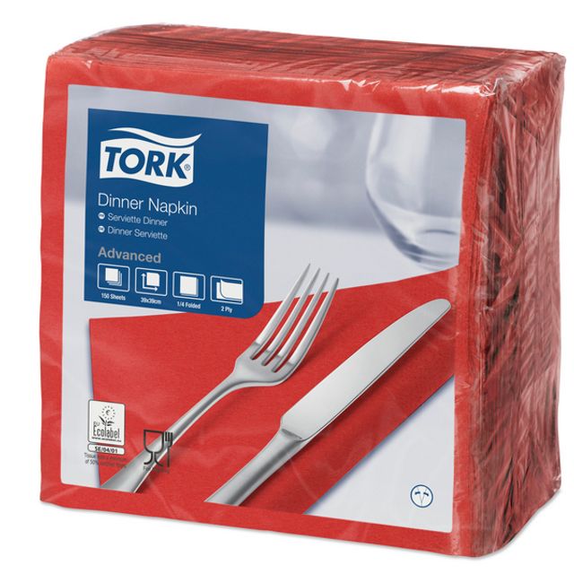 Servietten Tork Advanced 39 39 2-lagig 1/4 Falzung, Bild 8