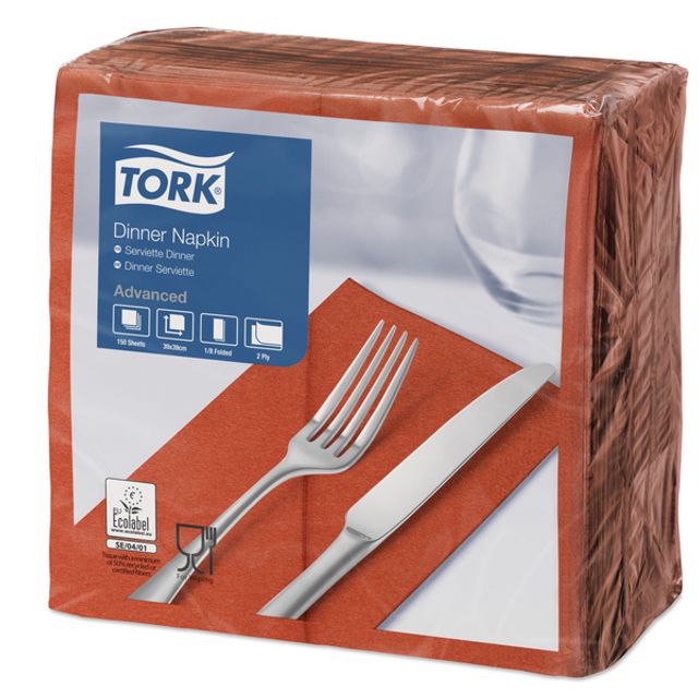 Tork Advanced Servietten 39 39 terracotta, Bild 2