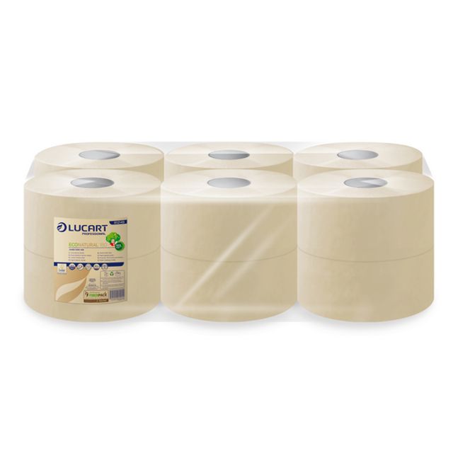 Lucart EcoNatural 180 Toilettenpapier Mini Jumbo