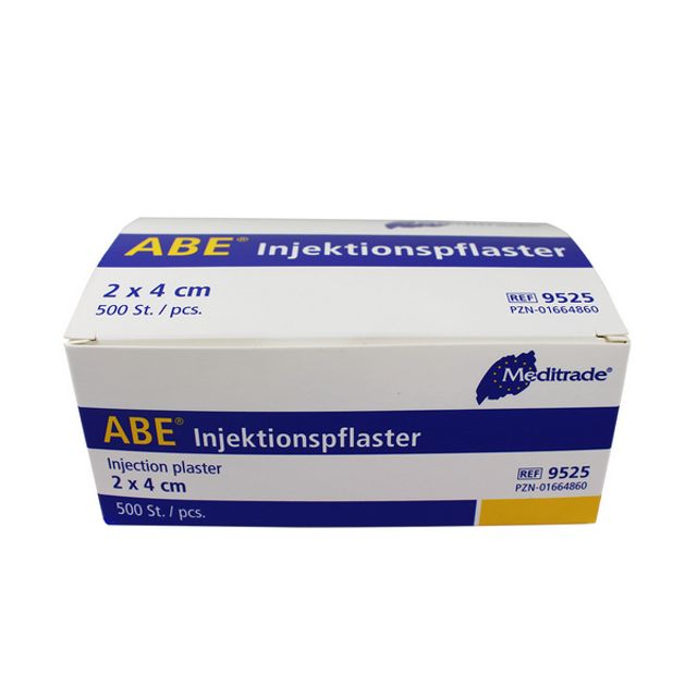Injektionspflaster mit Wundkissen
