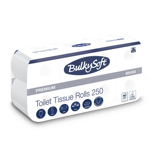 Bulkysoft Premium Toilettenpapier Kleinrollen