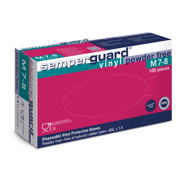 Semperguard Einweghandschuhe Vinyl transparent, Bild 3