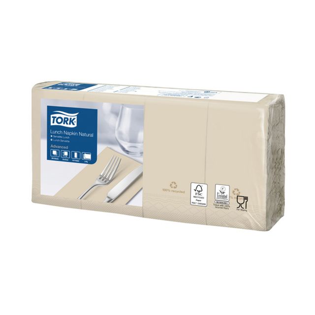 Tork Advanced Servietten 33 × 33 cm 2-lagig 1/8-Kopffalzung, Bild 8
