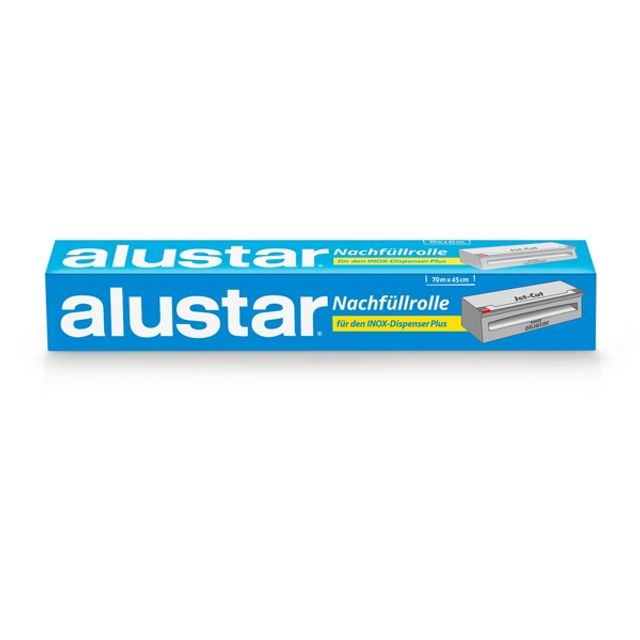 Alustar Aluminiumfolie Nachfüllrolle Jet-Cut 45 cm × 70 m, Bild 2