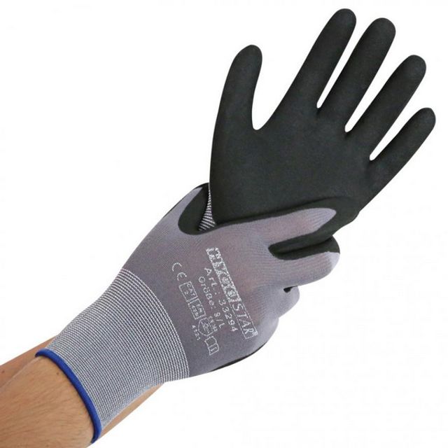 HYGOSTAR ERGO FLEX Arbeitshandschuhe aus Nylon Nitril-PU beschichtet, Bild 2
