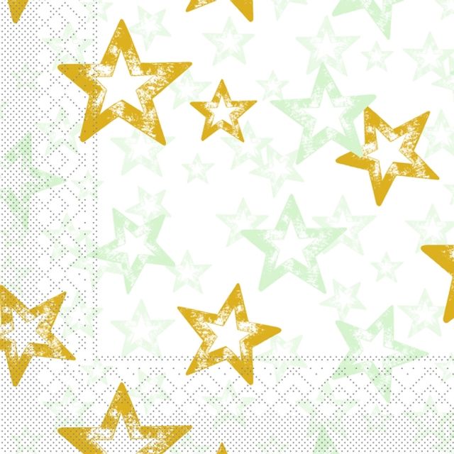 Serviette Tissue 3-lagig Allison salbei-gold 1/4 Falz, Bild 2