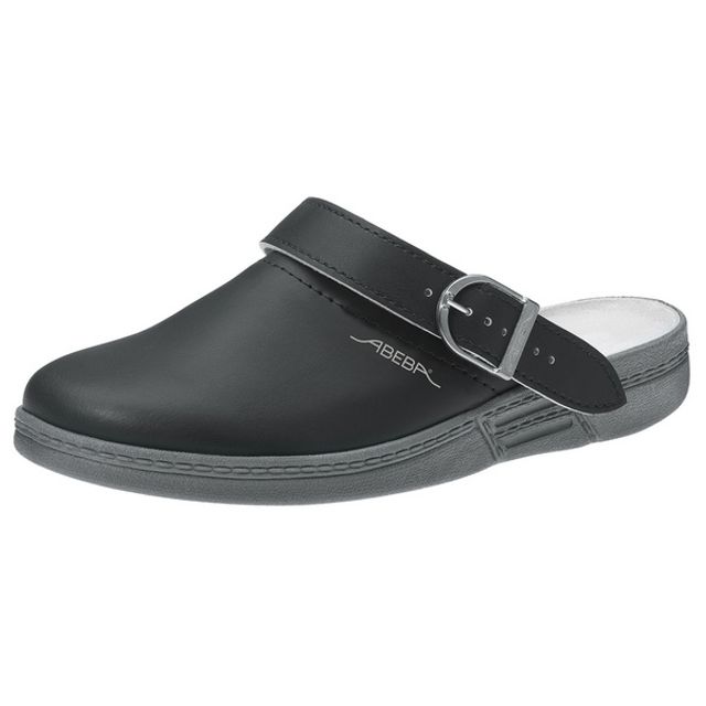 ABEBA Berufsschuhe the Original 7031 Clog Leder schwarz Gr. 36 bis 48, Bild 4