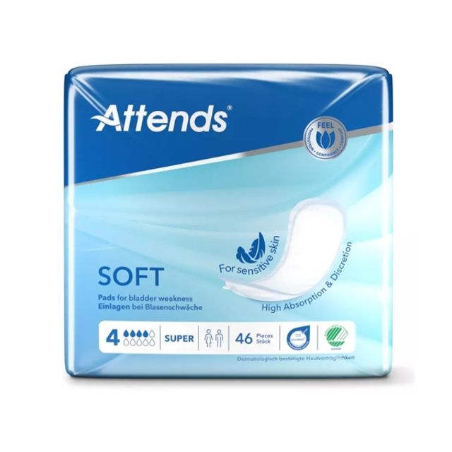 ATTENDS Soft Hygiene-Einlagen bei leichter bis starker Blasenschwäche 6-35012-0, Bild 2