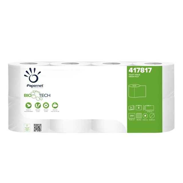 Papernet Toilettenpapier BioTech Kleinrollen