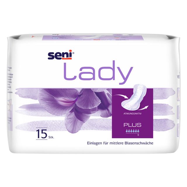 Seni Lady Einlagen atmungsaktive Vorlage für Frauen Plus, Bild 2