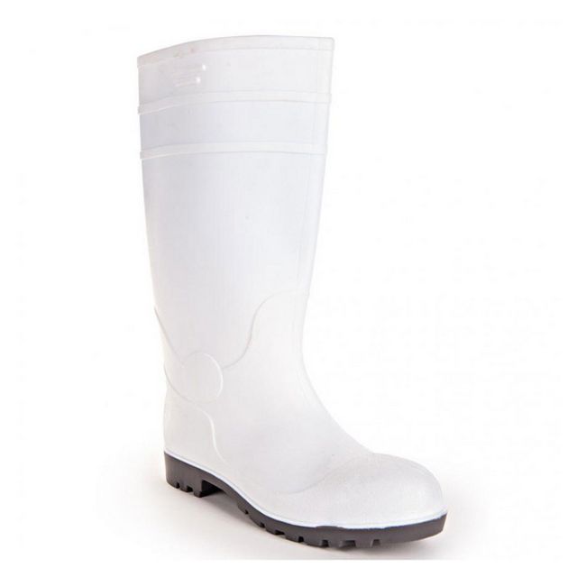 HYGOSTAR Sicherheitsstiefel S4 weiss Vinyl Grösse 37 oder 48, Bild 2
