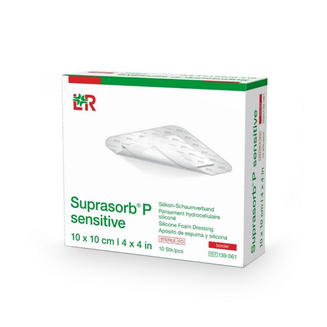 Suprasorb P sensitive Border mit Haftrand, Bild 2