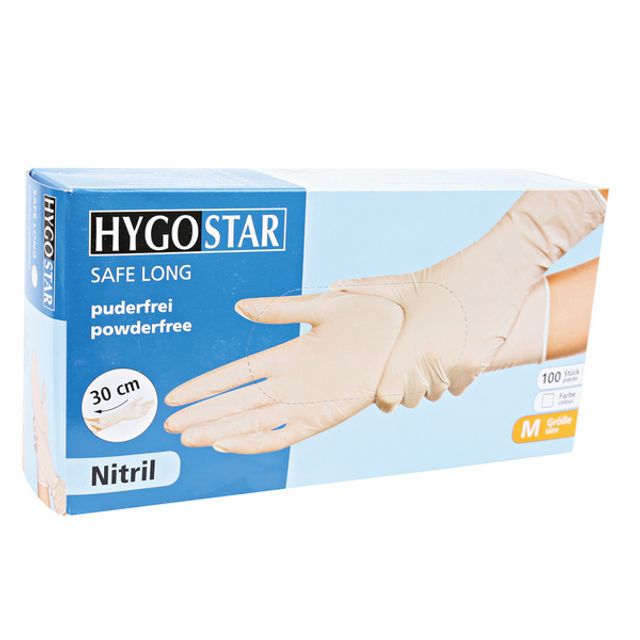 HYGOSTAR Safe Superlong Nitrilhandschuhe Long, Bild 6