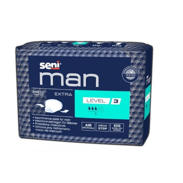Seni Man Extra Inkontinenzeinlagen für Männer Level 3, Bild 2
