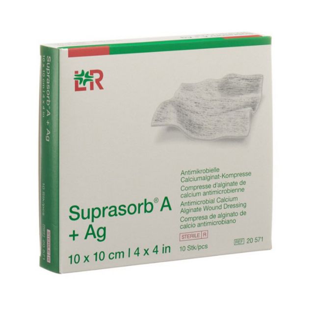 Suprasorb A+Ag steril 5 x 5cm, Bild 2