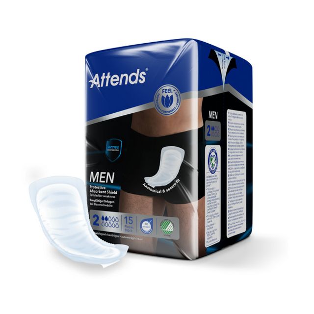 ATTENDS Men 2 Hygiene-Einlagen, Bild 2