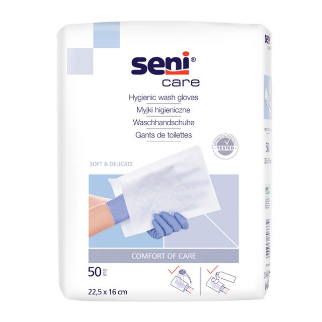 Seni Care Waschhandschuhe unfoliert, Bild 2