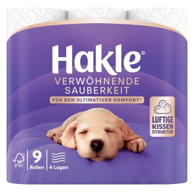 Hakle Verwöhnende Sauberkeit Toilettenpapier Kleinrollen