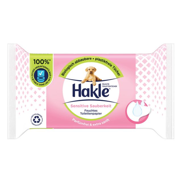 Hakle Sensitive Sauberkeit feuchtes Toilettenpapier