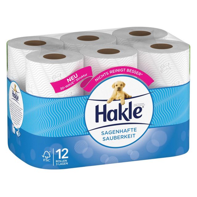 Hakle Sagenhafte Sauberkeit Toilettenpapier Kleinrollen