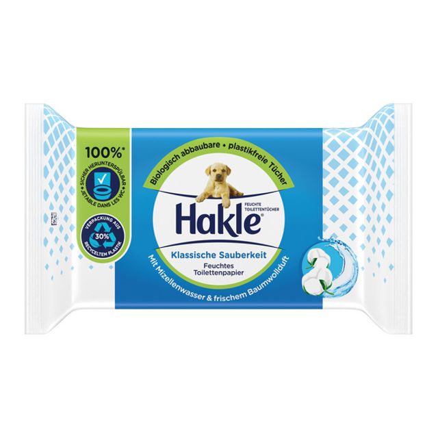 Hakle Klassische Sauberkeit feuchtes Toilettenpapier