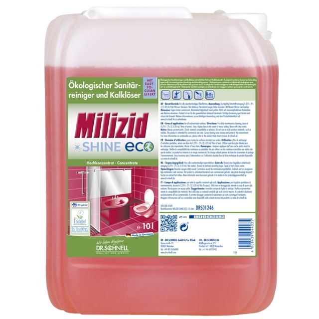 MILIZID SHINE ECO Sanitärreiniger und Kalklöser, Bild 3