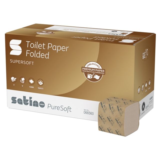 Satino PureSoft Toilettenpapier Einzelblatt - BT1 System