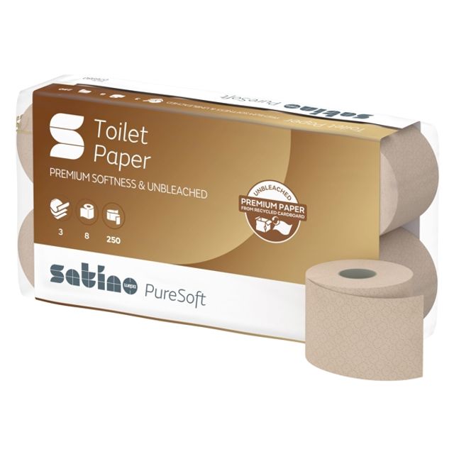 Satino PureSoft Toilettenpapier Kleinrollen - MT1 System