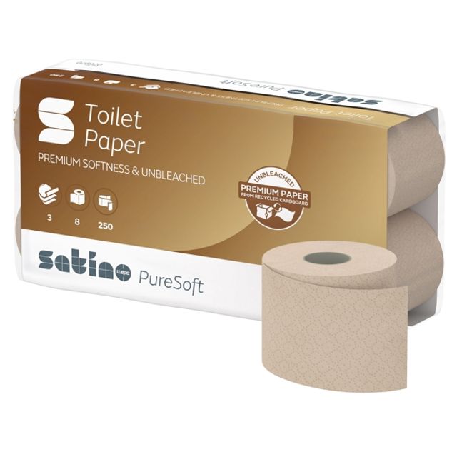 Satino PureSoft Toilettenpapier Kleinrollen - MT1 System