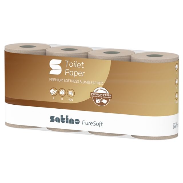 Satino PureSoft Toilettenpapier Kleinrollen - MT1 System