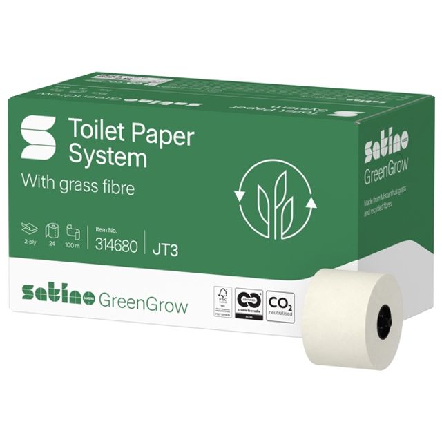 Satino GreenGrow Compact Toilettenpapier Grossrolle - JT3 System