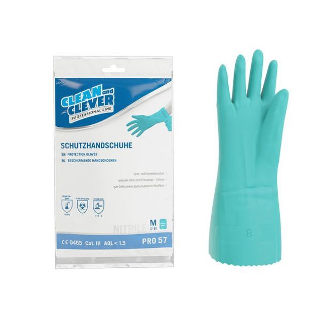 CLEAN and CLEVER Nitril- Schutzhandschuhe PRO 57, Bild 2