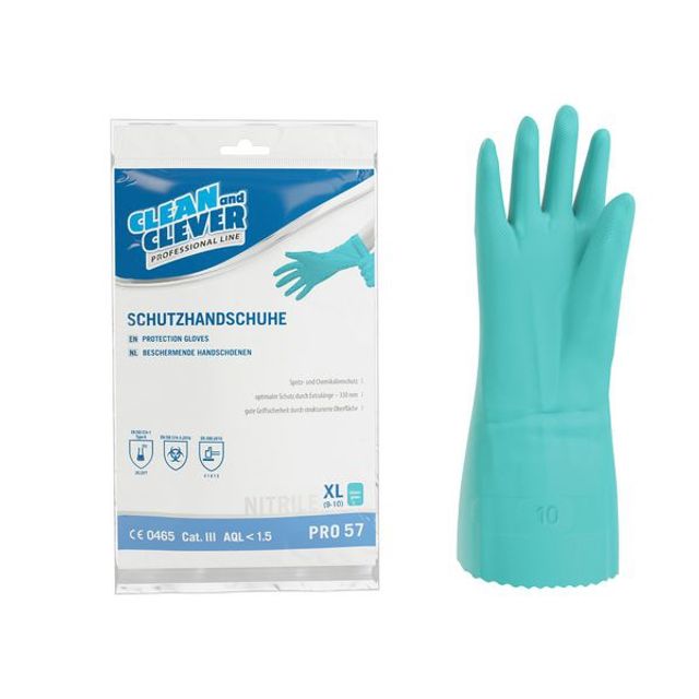 CLEAN and CLEVER Nitril- Schutzhandschuhe PRO 57, Bild 4