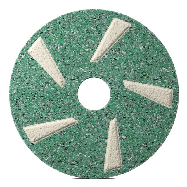 FloorZilla Diamond Pad Ø 23 cm 9 Zoll gelb oder grün Packung à 3 Stück, Bild 2
