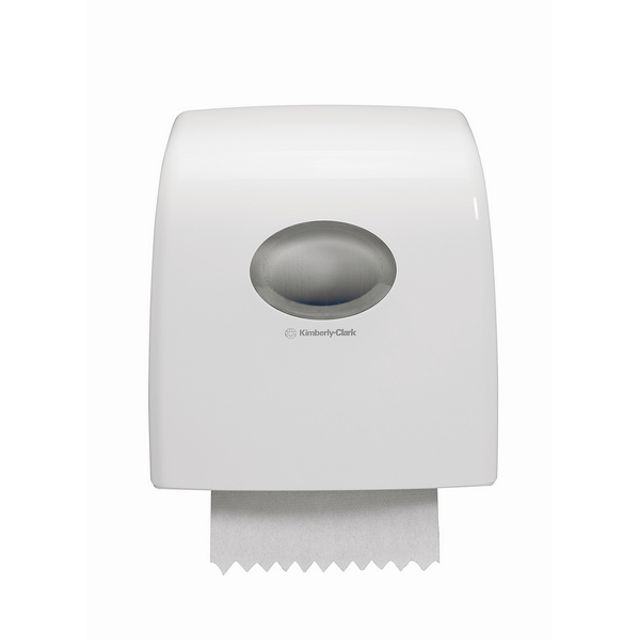 Kimberly-Clark Slimroll Rollenhandtuchspender Aquarius H: 343 B: 318 T: 191 abschliessbar mit Sichtfenster, Bild 2