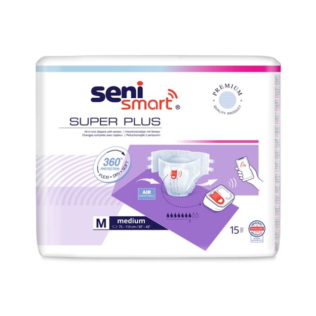 Seni Smart Super Plus Medium 75-110cm 6 x 15 Stk., Bild 2