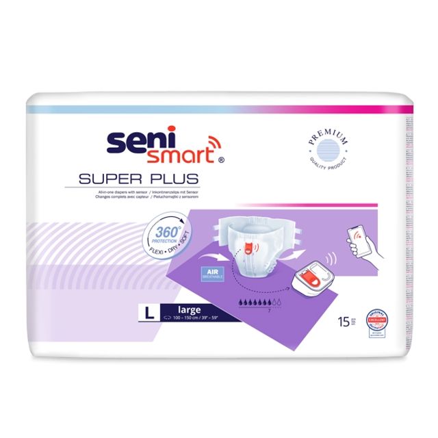 Seni Smart Super Plus Large 100-150cm 15 Stk., Bild 2