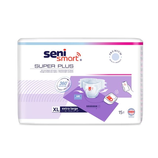 Seni Smart Super Plus X-Large 130-170cm 3 x 15 Stk., Bild 2