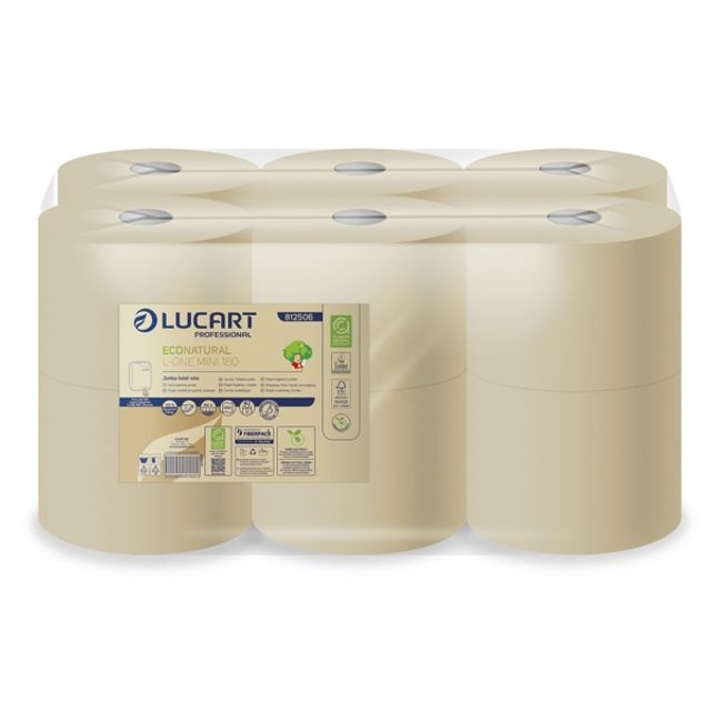 Lucart EcoNatural L1 Toilettenpapier Mini Jumbo