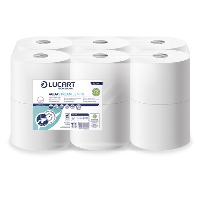 Lucart Aquastream L1 Toilettenpapier Mini Jumbo